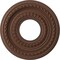 Ekena Millwork Cole PVC Medallion (Canopies up to 4 1/4"), 10"OD x 3 1/2"ID x 3/4"P, Universal Aged Metallic Rust CMP10CODRU - alternate 1